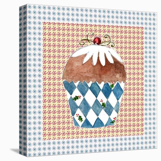 Christmas Cupcake-Effie Zafiropoulou-Stretched Canvas