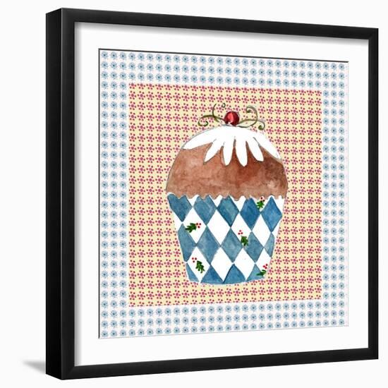 Christmas Cupcake-Effie Zafiropoulou-Framed Giclee Print
