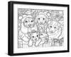 Christmas Cuties 12-Jenny Newland-Framed Giclee Print