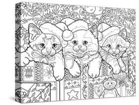 Christmas Cuties 15-Jenny Newland-Stretched Canvas