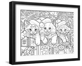 Christmas Cuties 15-Jenny Newland-Framed Giclee Print