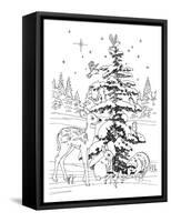 Christmas Cuties 21-William Vanderdasson-Framed Stretched Canvas