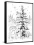 Christmas Cuties 21-William Vanderdasson-Framed Stretched Canvas