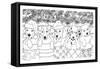 Christmas Cuties 23-William Vanderdasson-Framed Stretched Canvas