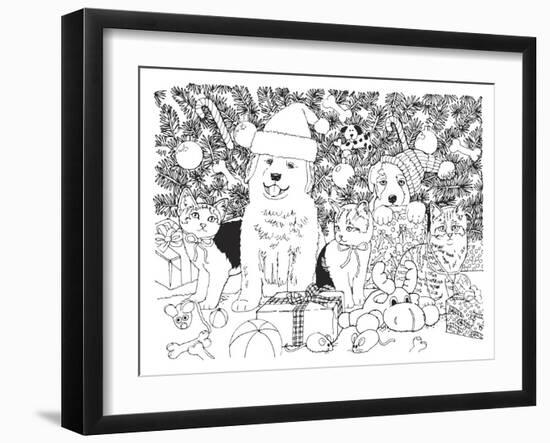 Christmas Cuties 26-William Vanderdasson-Framed Giclee Print