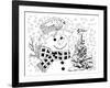 Christmas Cuties 28-William Vanderdasson-Framed Giclee Print