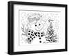 Christmas Cuties 28-William Vanderdasson-Framed Giclee Print