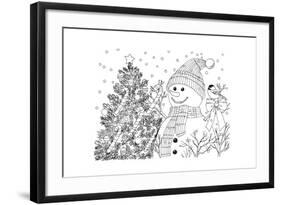 Christmas Cuties 29-William Vanderdasson-Framed Giclee Print