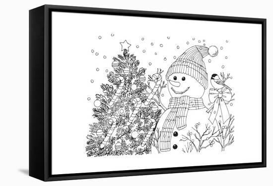 Christmas Cuties 29-William Vanderdasson-Framed Stretched Canvas