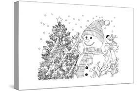 Christmas Cuties 29-William Vanderdasson-Stretched Canvas