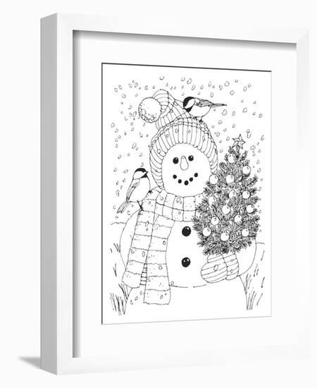 Christmas Cuties 30-William Vanderdasson-Framed Premium Giclee Print