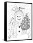 Christmas Cuties 30-William Vanderdasson-Framed Stretched Canvas