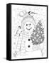 Christmas Cuties 30-William Vanderdasson-Framed Stretched Canvas