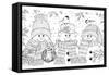 Christmas Cuties 31-William Vanderdasson-Framed Stretched Canvas