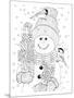 Christmas Cuties 32-William Vanderdasson-Mounted Giclee Print