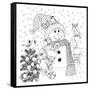 Christmas Cuties 35-William Vanderdasson-Framed Stretched Canvas