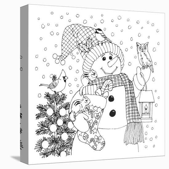 Christmas Cuties 35-William Vanderdasson-Stretched Canvas