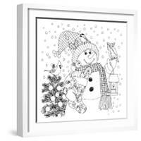Christmas Cuties 35-William Vanderdasson-Framed Giclee Print