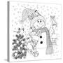 Christmas Cuties 35-William Vanderdasson-Stretched Canvas