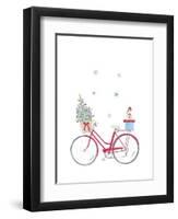 Christmas Cycle-Clara Wells-Framed Art Print