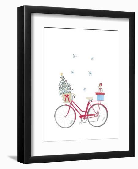 Christmas Cycle-Clara Wells-Framed Art Print