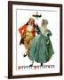 "Christmas Dance" or "Merrie Christmas", December 8,1928-Norman Rockwell-Framed Giclee Print