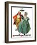 "Christmas Dance" or "Merrie Christmas", December 8,1928-Norman Rockwell-Framed Giclee Print