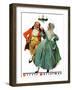 "Christmas Dance" or "Merrie Christmas", December 8,1928-Norman Rockwell-Framed Giclee Print