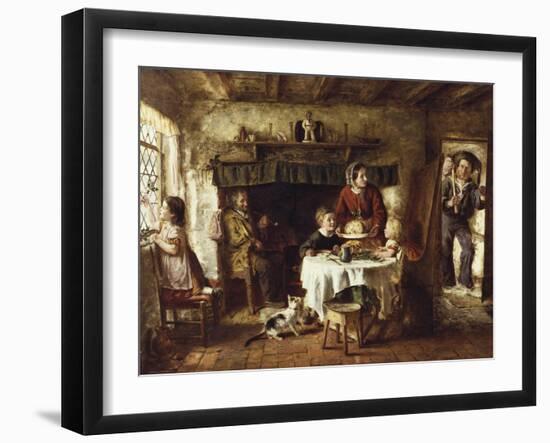 Christmas Day, 1867-George Hardy-Framed Giclee Print