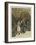 Christmas Day at the Seamen's Hospital Greenwich, Coming Down to Dinner-John Charles Dollman-Framed Giclee Print