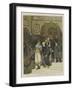 Christmas Day at the Seamen's Hospital Greenwich, Coming Down to Dinner-John Charles Dollman-Framed Giclee Print