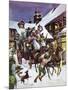 Christmas Day in the 18th Century-Peter Jackson-Mounted Giclee Print