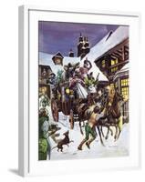 Christmas Day in the 18th Century-Peter Jackson-Framed Giclee Print