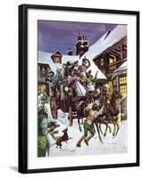 Christmas Day in the 18th Century-Peter Jackson-Framed Giclee Print