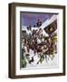 Christmas Day in the 18th Century-Peter Jackson-Framed Giclee Print