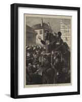 Christmas Day in the German Army before Paris-Edward John Gregory-Framed Giclee Print