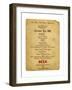 Christmas Day Menu, 2nd Battalion the King's Regiment, Iraq, 1926-null-Framed Giclee Print