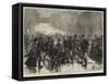 Christmas-Day Sports at Versailles-Charles Joseph Staniland-Framed Stretched Canvas