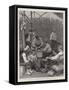 Christmas Day with the Ashanti Expeditionary Force-Frank Dadd-Framed Stretched Canvas