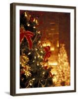 Christmas Decor at Trump Tower, New York, New York, USA-Michele Westmorland-Framed Premium Photographic Print