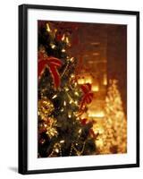 Christmas Decor at Trump Tower, New York, New York, USA-Michele Westmorland-Framed Premium Photographic Print