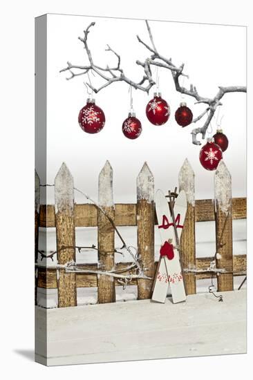 Christmas Decoration and Decoration Fence-Andrea Haase-Stretched Canvas