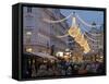 Christmas Decoration at Graben, Vienna, Austria, Europe-Hans Peter Merten-Framed Stretched Canvas