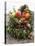 Christmas Decoration: Fruit, Nuts, Cones and Box Wreath-null-Stretched Canvas