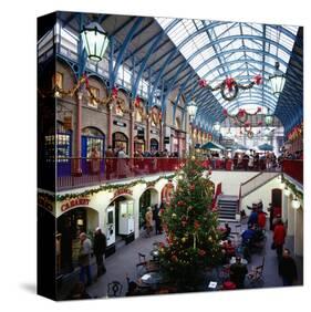 Christmas decoration in Covent Garden, London, South England, Great Britain-null-Stretched Canvas