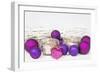 Christmas Decoration Purple Pink Ones-Andrea Haase-Framed Photographic Print