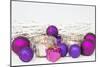 Christmas Decoration Purple Pink Ones-Andrea Haase-Mounted Photographic Print