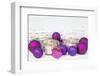 Christmas Decoration Purple Pink Ones-Andrea Haase-Framed Photographic Print