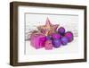 Christmas Decoration Purple Pink Ones-Andrea Haase-Framed Photographic Print