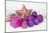 Christmas Decoration Purple Pink Ones-Andrea Haase-Mounted Photographic Print